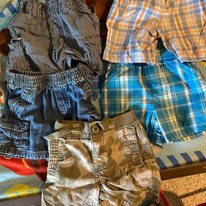 Set of 5 baby boy shorts